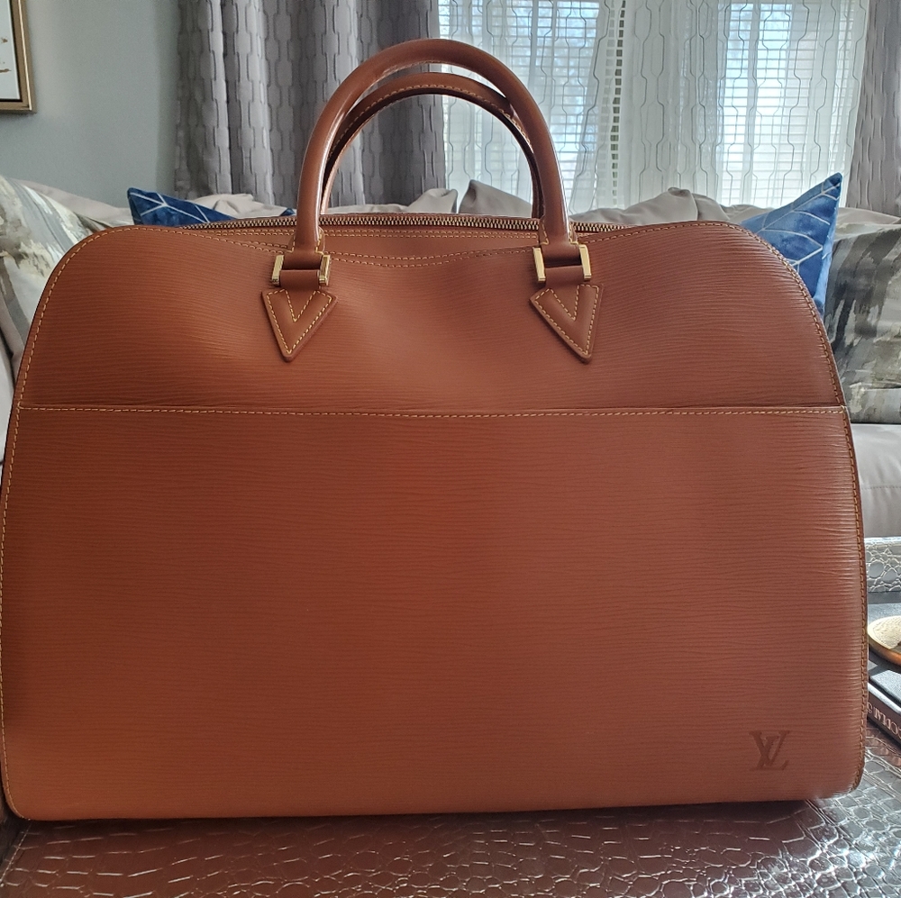 Louis Vuitton Brown Epi Leather Sorbonne